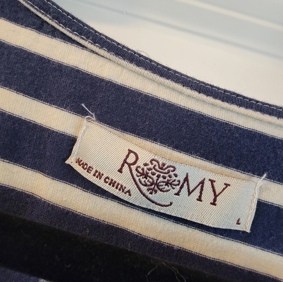 Striped Romy Dress - Size Large - Picture 3 of 3